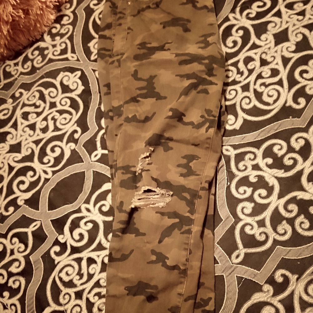 Camo jeans